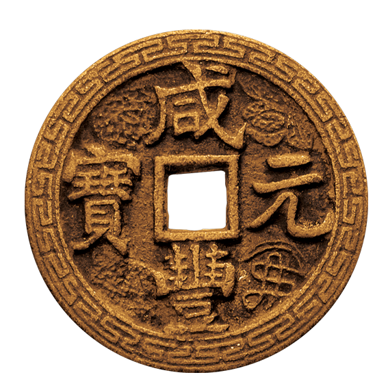 Moneda china de la suerte, referencia del símbolo de SOCO Logistics